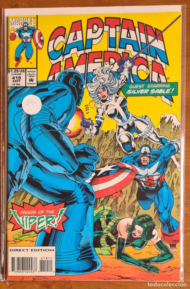 C&oacute;mics: MARVEL - CAPTAIN AMERICA n&ordm; 419 USA - Foto 1