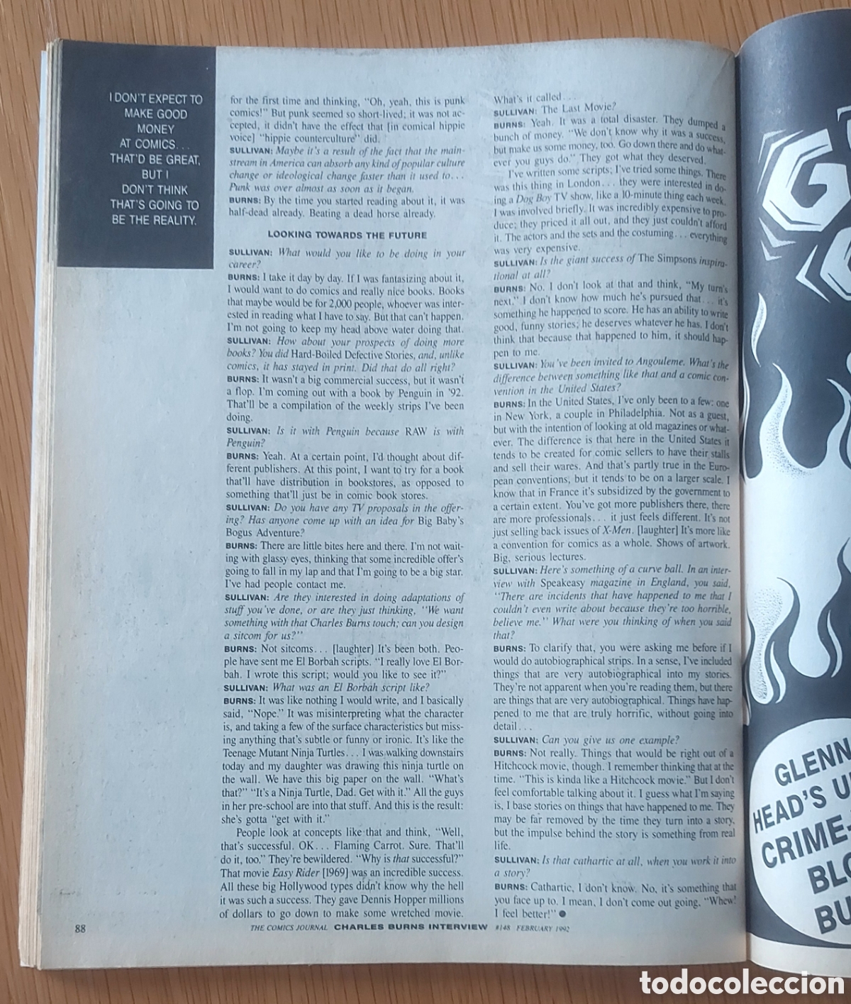 C&oacute;mics: The Comics Journal - Charles Burns - Foto 7