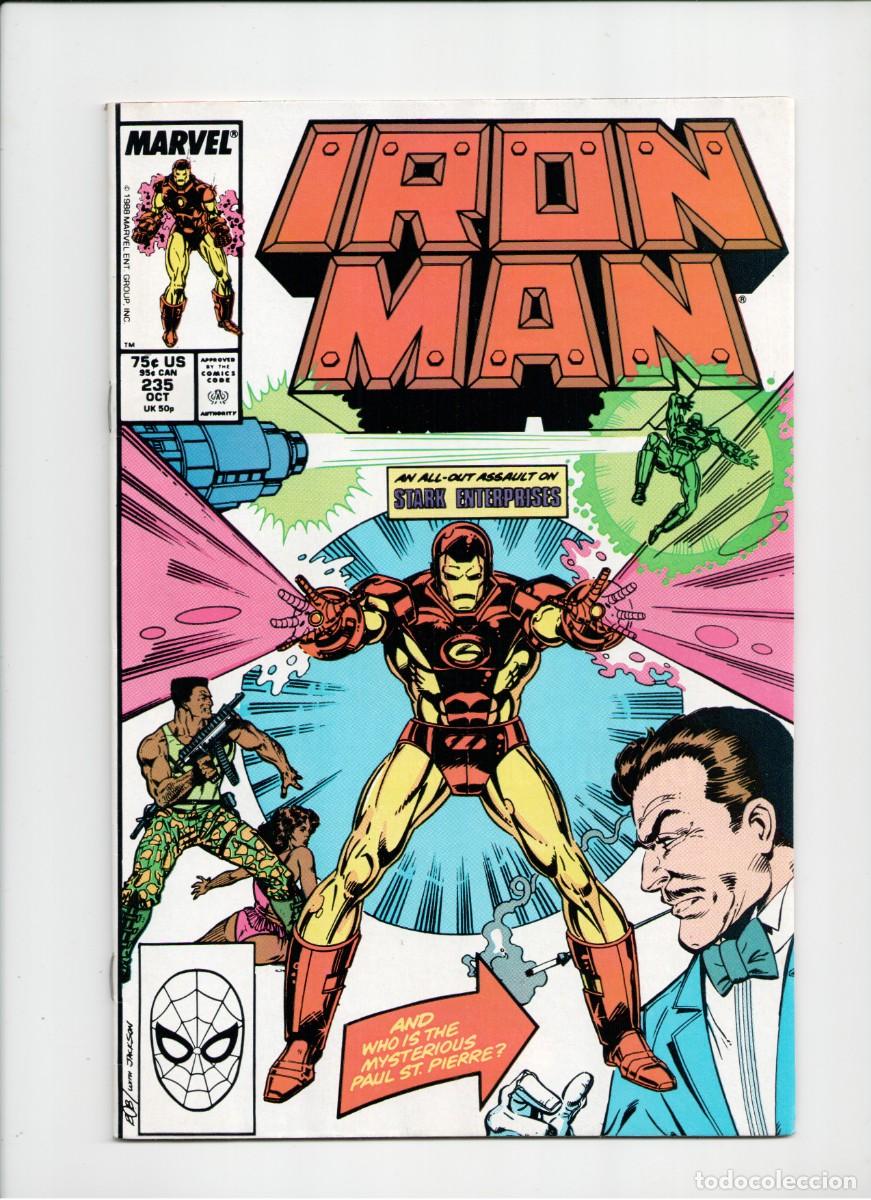C&oacute;mics: IRON MAN #235 MARVEL COMICS 1988 +Bagget & Border - Foto 1