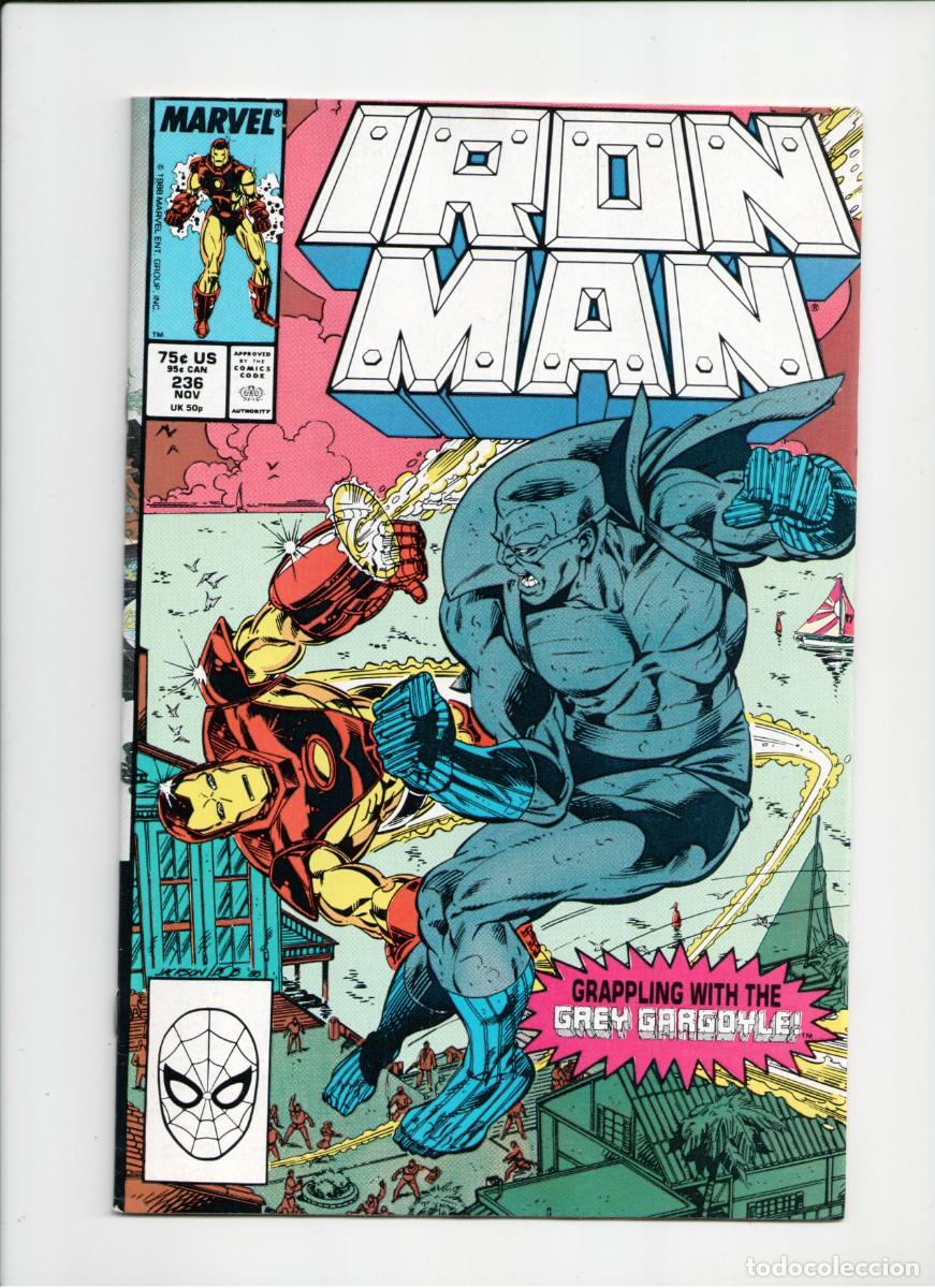C&oacute;mics: IRON MAN #236 MARVEL COMICS 1988 +Bagget & Border - Foto 1