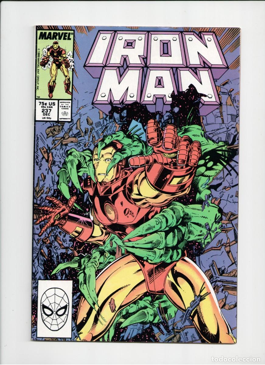 C&oacute;mics: IRON MAN #237 MARVEL COMICS 1988 +Bagget & Border - Foto 1