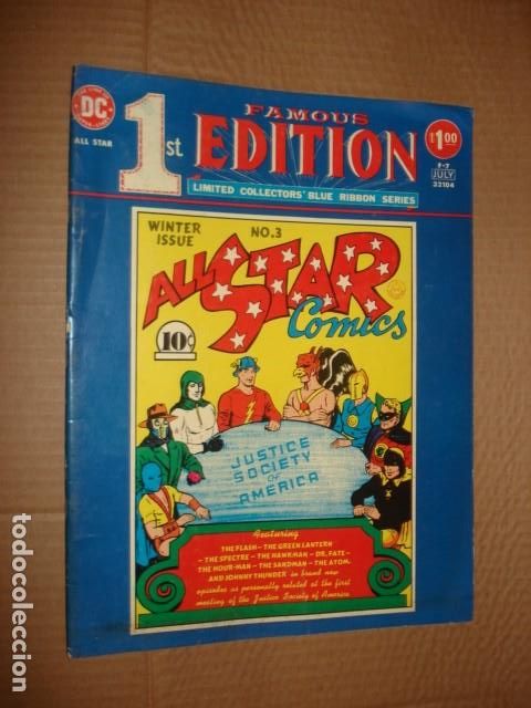 Fumetti: Famous 1st edition vol 2 n&ordm; F-7: All Star comics 3, 1975, National Periodical Publications. Cajaxx