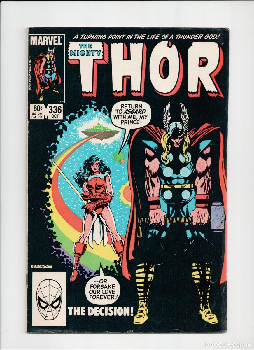 C&oacute;mics: THOR #336 MARVEL COMICS 1983+ Bagget & Border - Foto 1