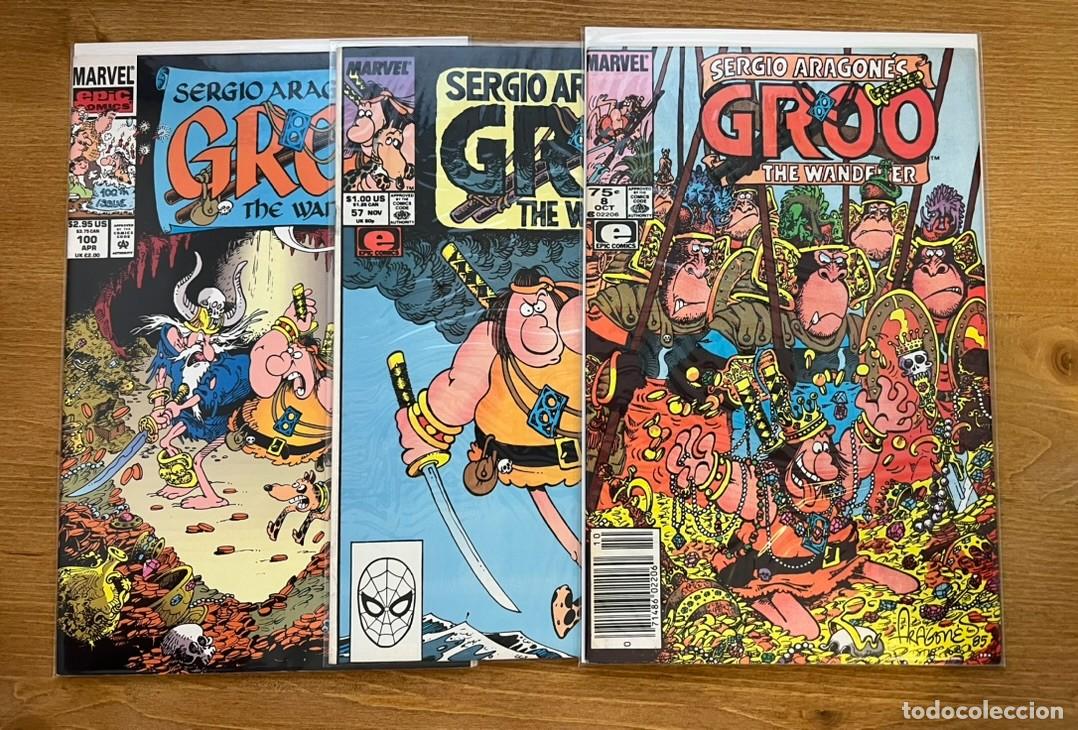 C&oacute;mics: LOTE 3 COMICS GROO ingles USA MARVEL - Foto 1