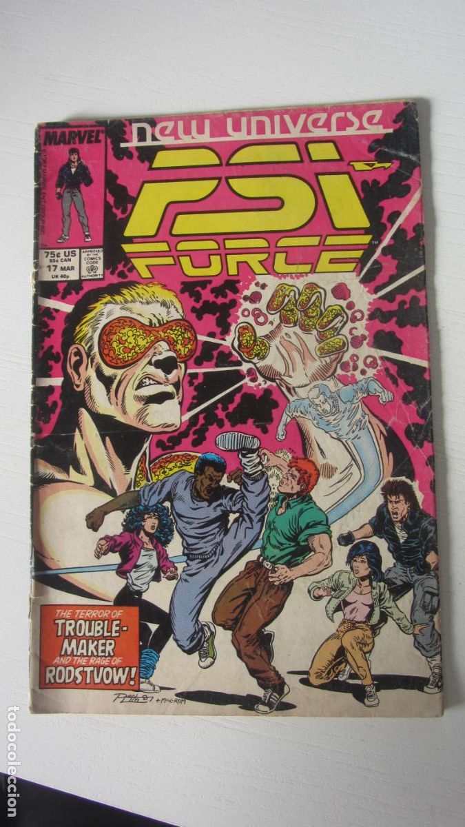 C&oacute;mics: PSI FORCE N&ordm; 17 MARVEL ORIGINAL USA arx27 - Foto 1