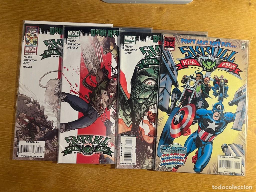 C&oacute;mics: lote 4 comics SKRULL KILL KREW Marvel ingles USA - Foto 1