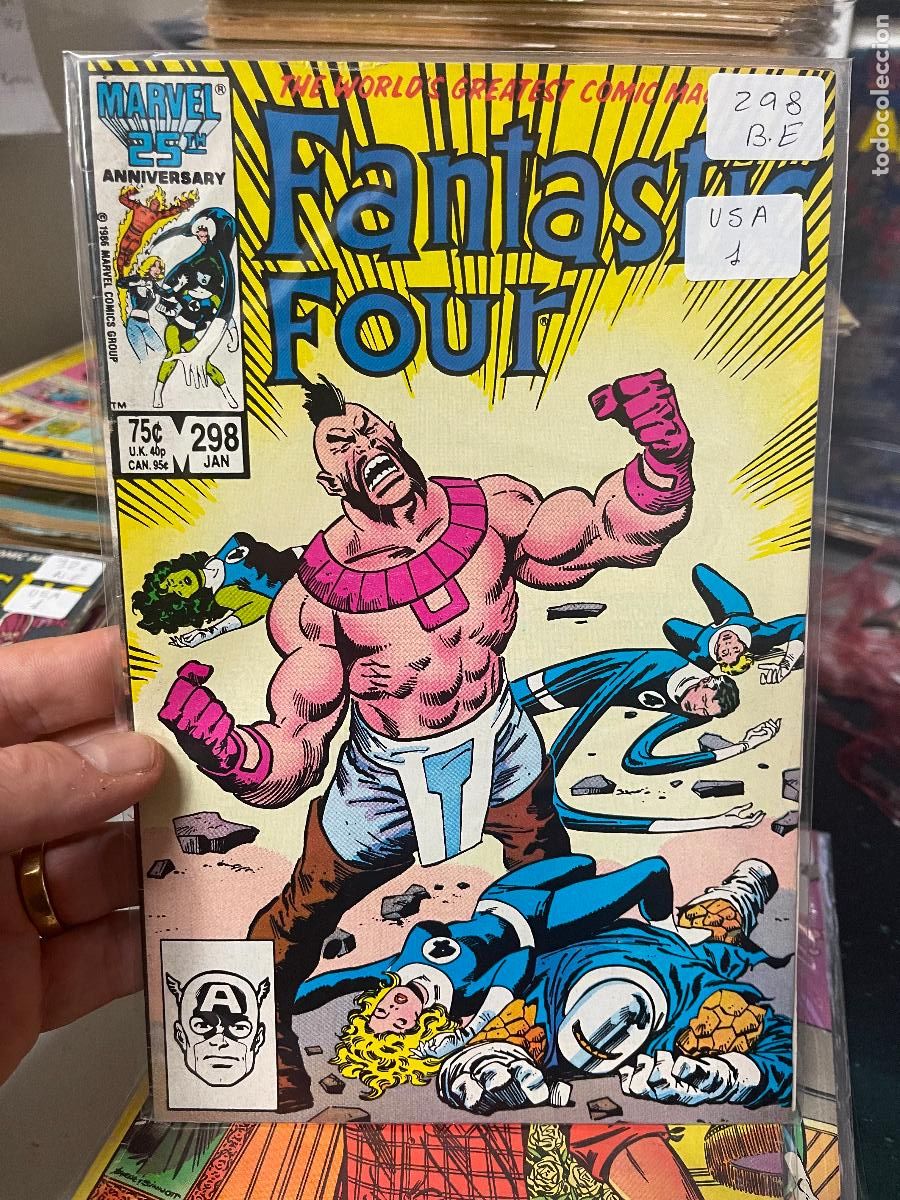 C&oacute;mics: FANTASTIC FOUR MARVEL COMICS NUMERO 298 NORMAL ESTADO - Foto 1