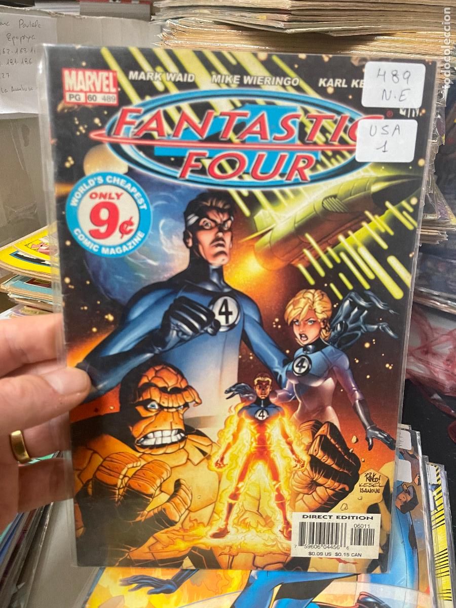 C&oacute;mics: FANTASTIC FOUR MARVEL COMICS NUMERO 489 NORMAL ESTADO - Foto 1