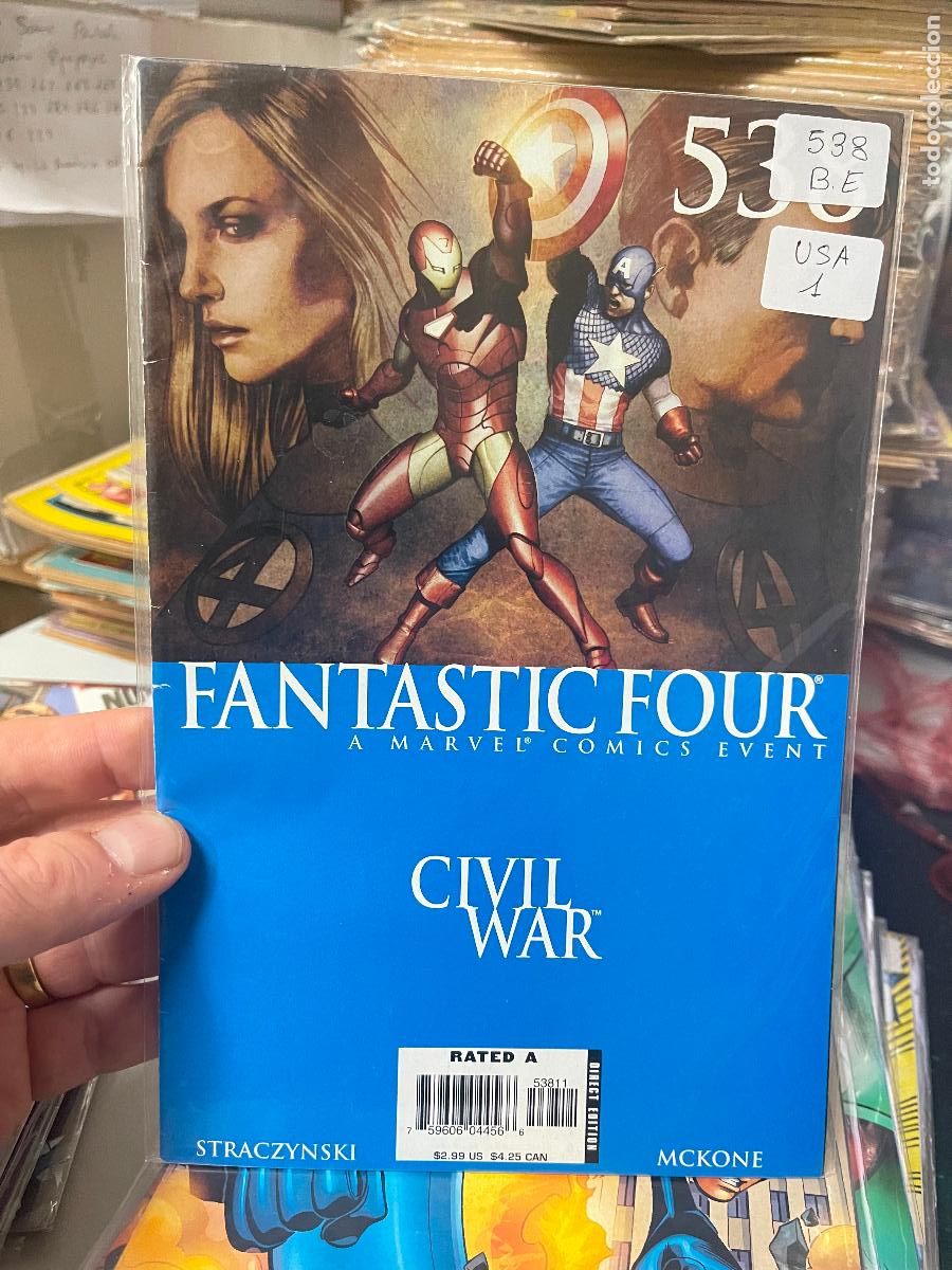 C&oacute;mics: FANTASTIC FOUR MARVEL COMICS NUMERO 538 NORMAL ESTADO - Foto 1