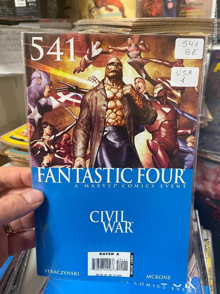 C&oacute;mics: FANTASTIC FOUR MARVEL COMICS NUMERO 541 NORMAL ESTADO - Foto 1