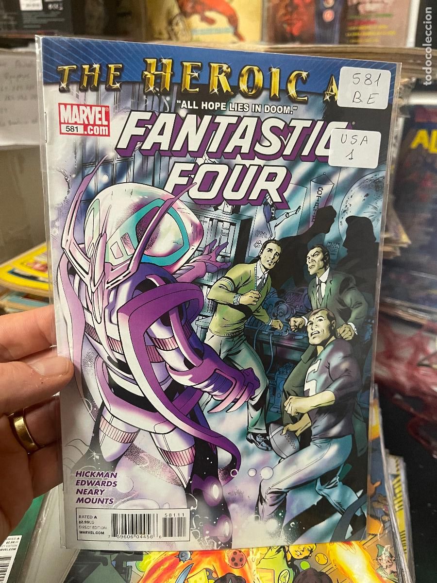 C&oacute;mics: FANTASTIC FOUR MARVEL COMICS NUMERO 581 NORMAL ESTADO - Foto 1