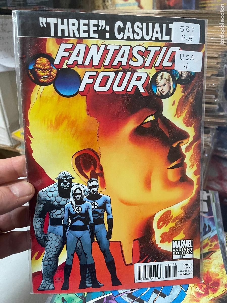 C&oacute;mics: FANTASTIC FOUR MARVEL COMICS NUMERO 587 NORMAL ESTADO - Foto 1