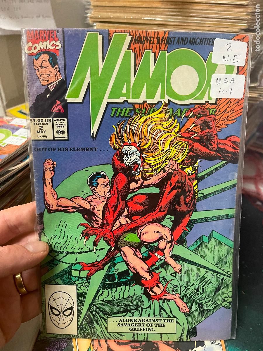 C&oacute;mics: NAMOR THE SUB-MARINER MARVEL COMICS NUMERO 2 NORMAL ESTADO - Foto 1
