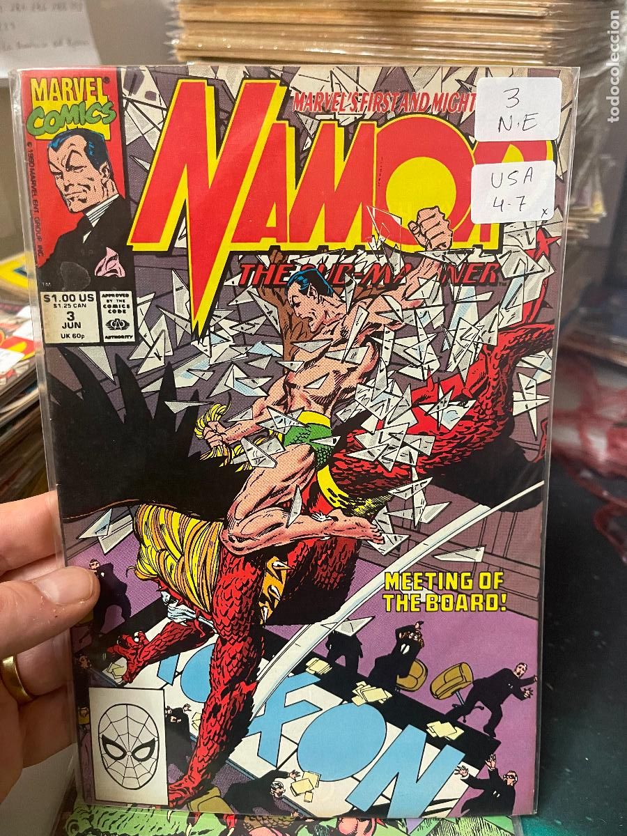 C&oacute;mics: NAMOR THE SUB-MARINER MARVEL COMICS NUMERO 3 NORMAL ESTADO - Foto 1
