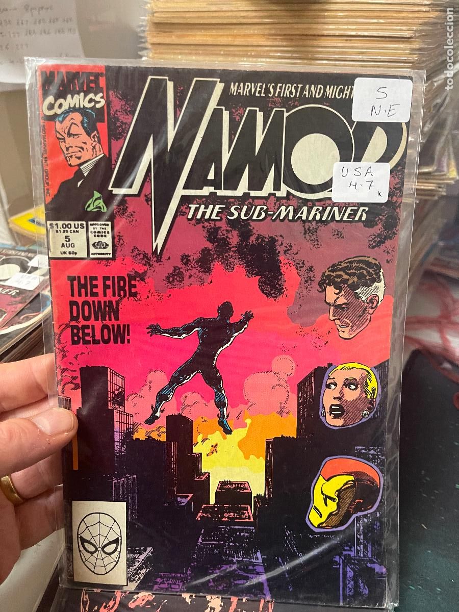 C&oacute;mics: NAMOR THE SUB-MARINER MARVEL COMICS NUMERO 5 NORMAL ESTADO - Foto 1
