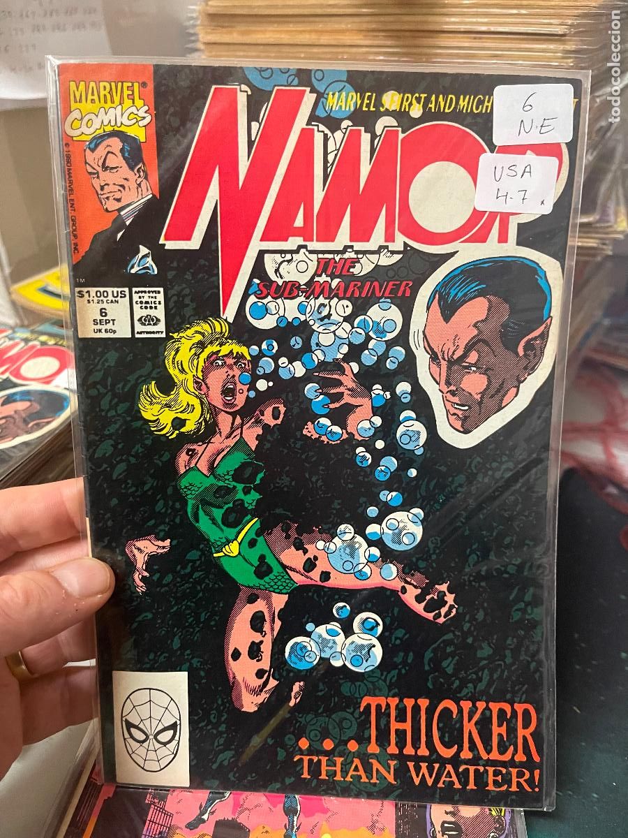 C&oacute;mics: NAMOR THE SUB-MARINER MARVEL COMICS NUMERO 6 NORMAL ESTADO - Foto 1