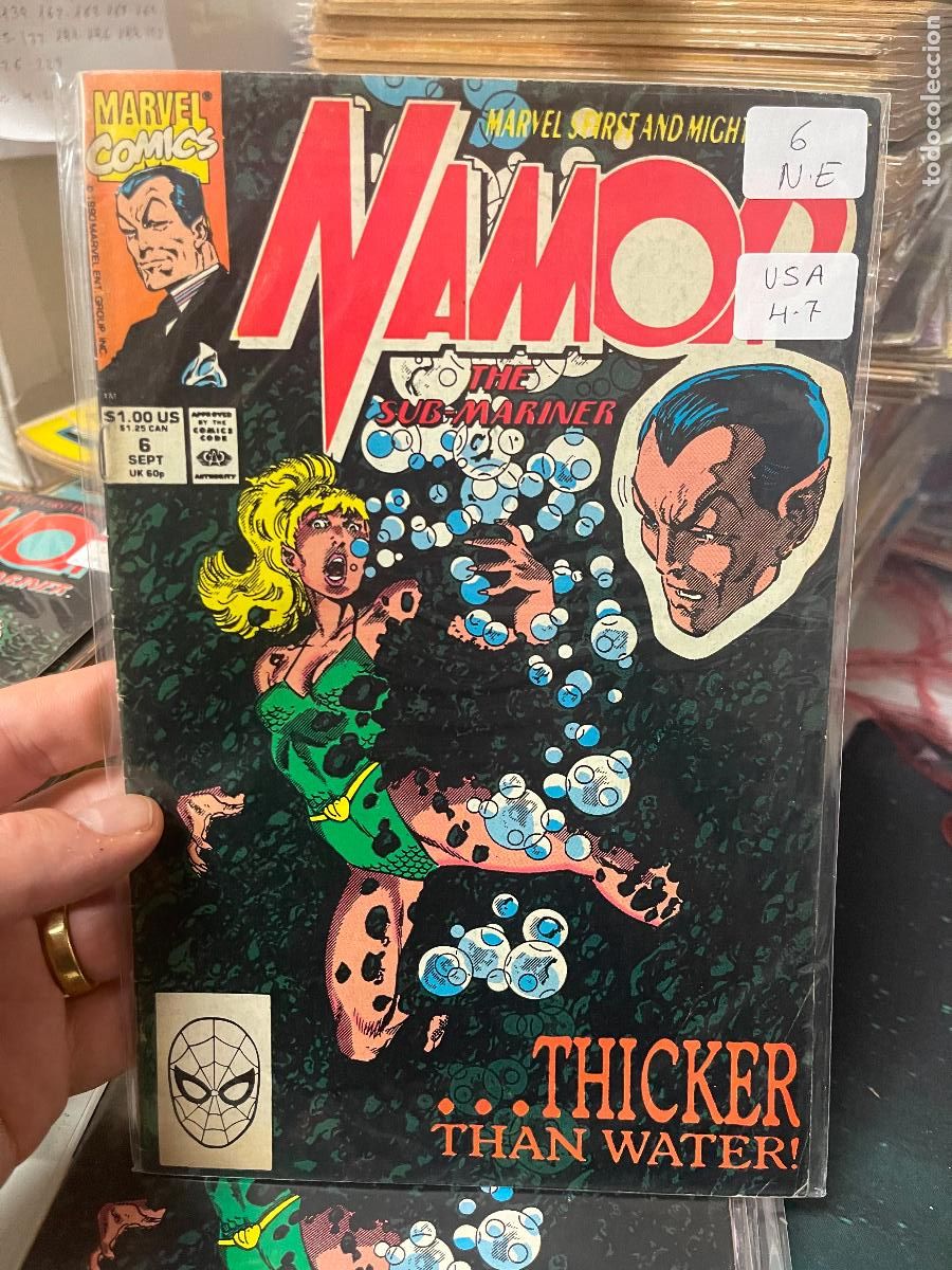 C&oacute;mics: NAMOR THE SUB-MARINER MARVEL COMICS NUMERO 6 NORMAL ESTADO - Foto 1