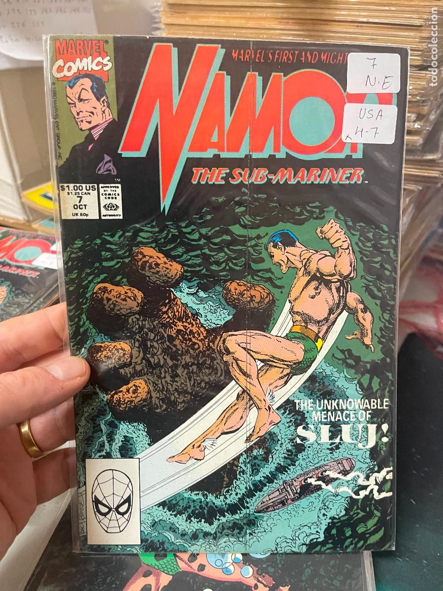 C&oacute;mics: NAMOR THE SUB-MARINER MARVEL COMICS NUMERO 7 NORMAL ESTADO - Foto 1
