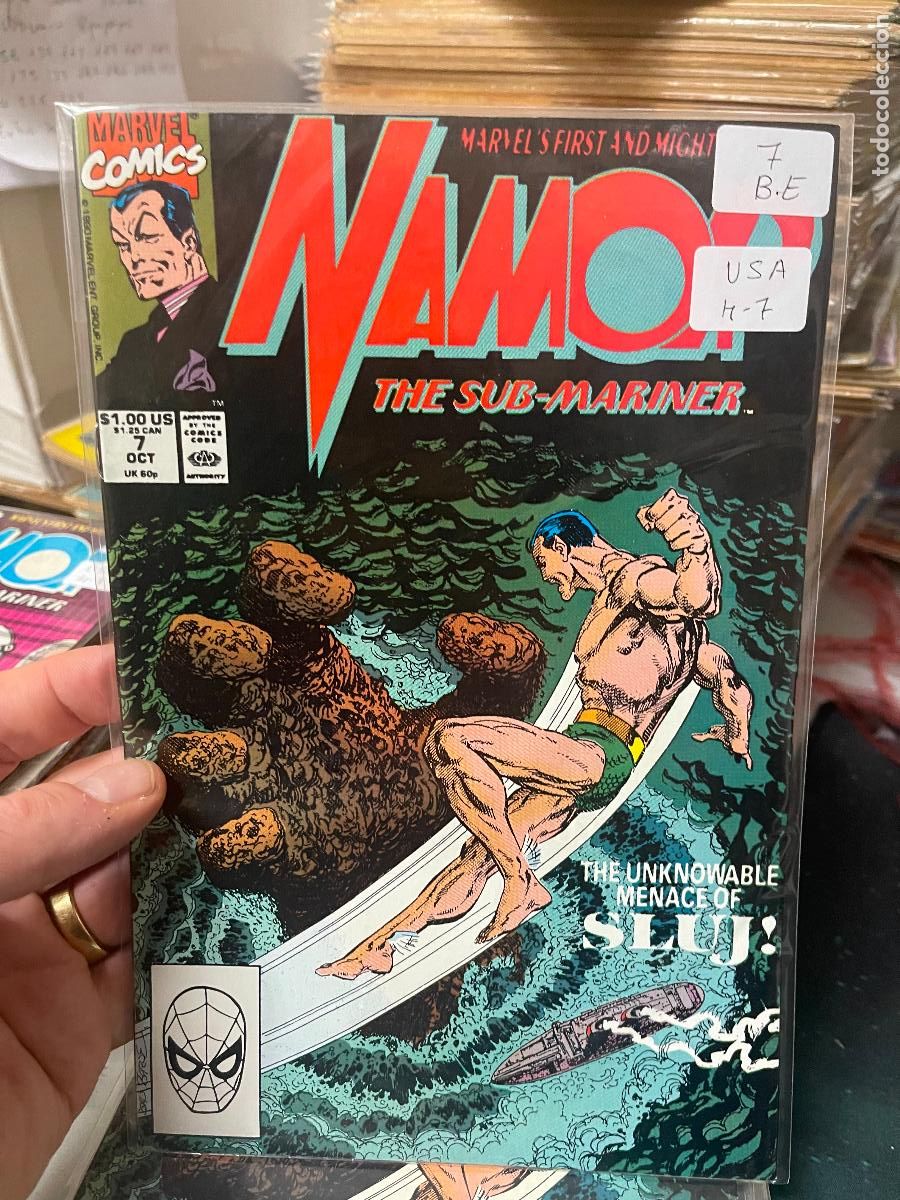 C&oacute;mics: NAMOR THE SUB-MARINER MARVEL COMICS NUMERO 7 NORMAL ESTADO - Foto 1