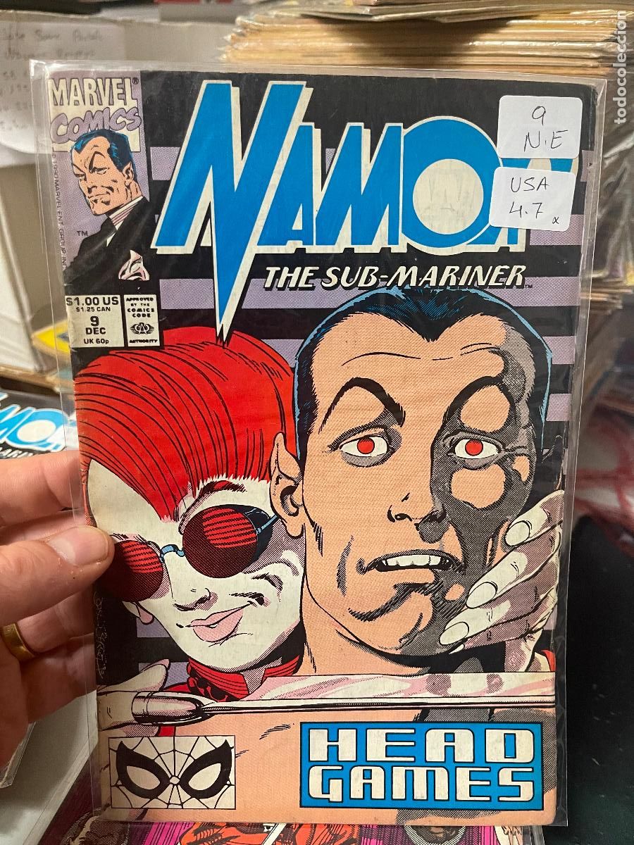 C&oacute;mics: NAMOR THE SUB-MARINER MARVEL COMICS NUMERO 9 NORMAL ESTADO - Foto 1