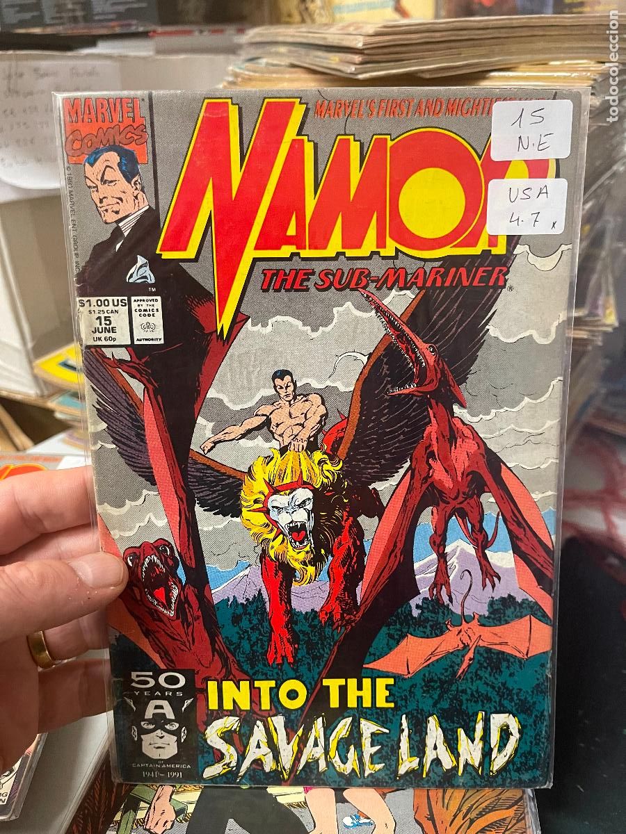C&oacute;mics: NAMOR THE SUB-MARINER MARVEL COMICS NUMERO 15 NORMAL ESTADO - Foto 1