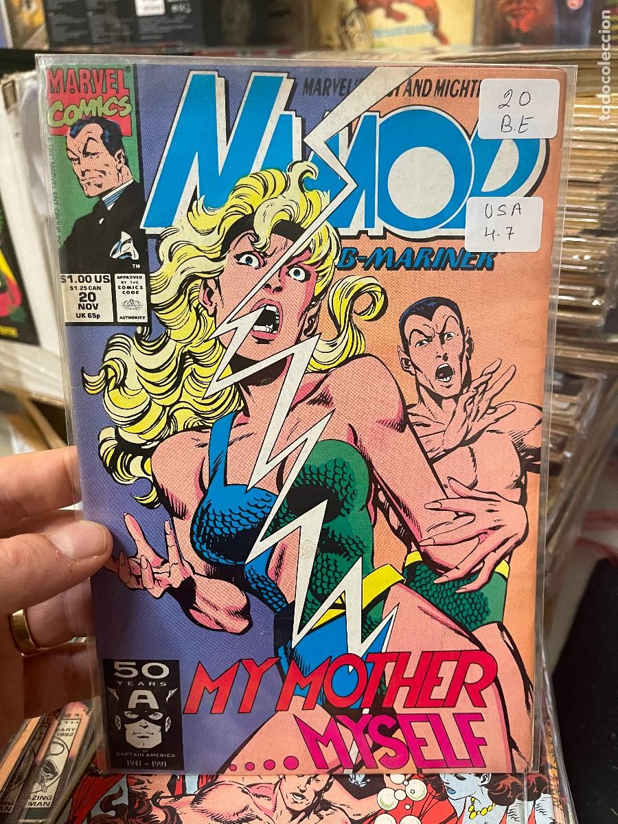 C&oacute;mics: NAMOR THE SUB-MARINER MARVEL COMICS NUMERO 20 NORMAL ESTADO - Foto 1