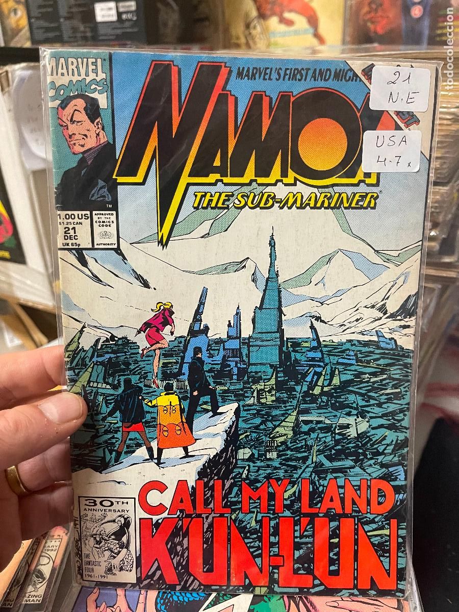 C&oacute;mics: NAMOR THE SUB-MARINER MARVEL COMICS NUMERO 21 NORMAL ESTADO - Foto 1