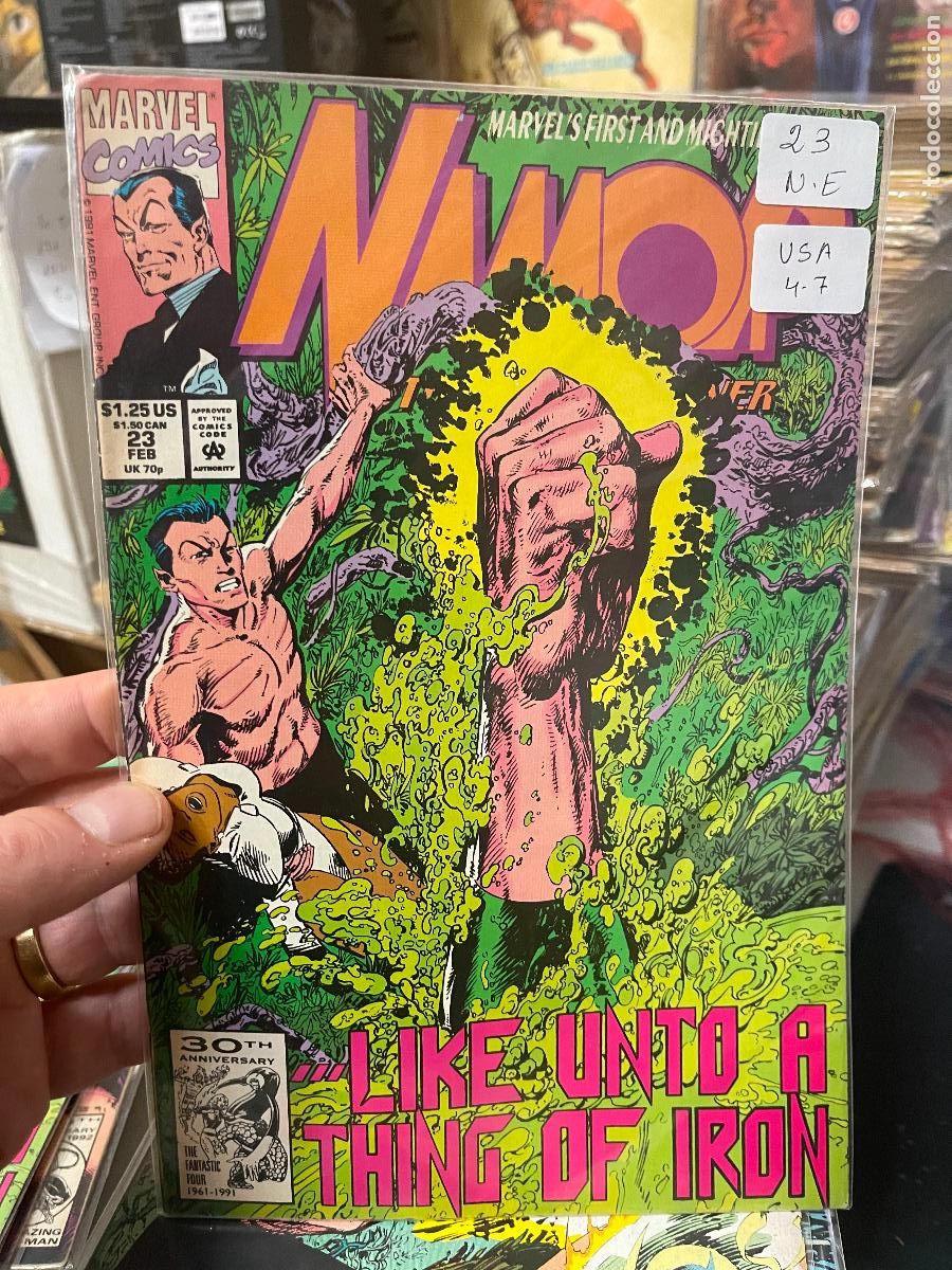 C&oacute;mics: NAMOR THE SUB-MARINER MARVEL COMICS NUMERO 23 NORMAL ESTADO - Foto 1