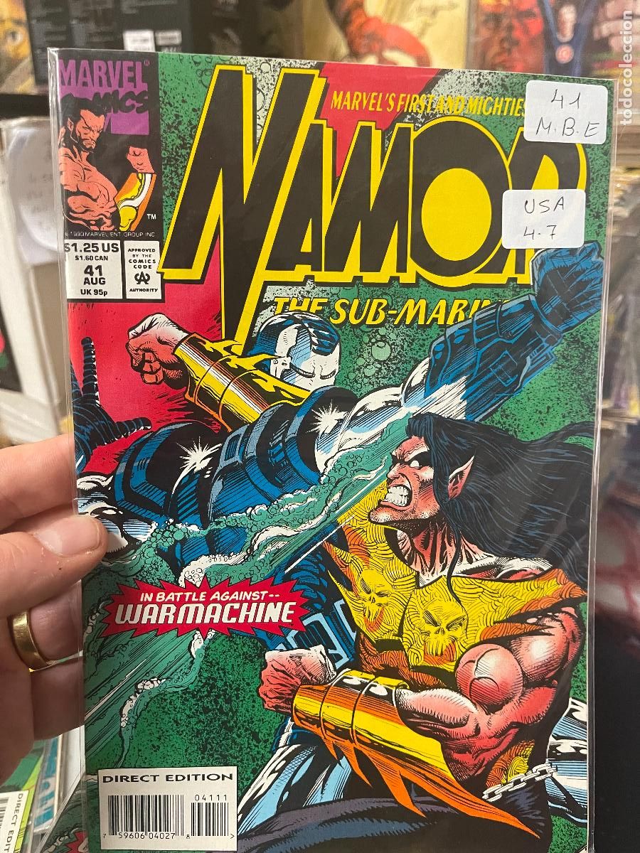 C&oacute;mics: NAMOR THE SUB-MARINER MARVEL COMICS NUMERO 41 NORMAL ESTADO - Foto 1