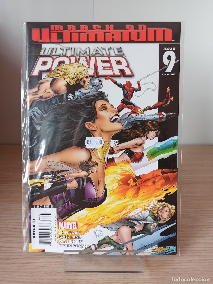C&oacute;mics: MARCH ON ULTIMATUM - ULTIMATE POWER (Ed. Marvel Comics) Issue 9 of nine (En ingl&eacute;s original)