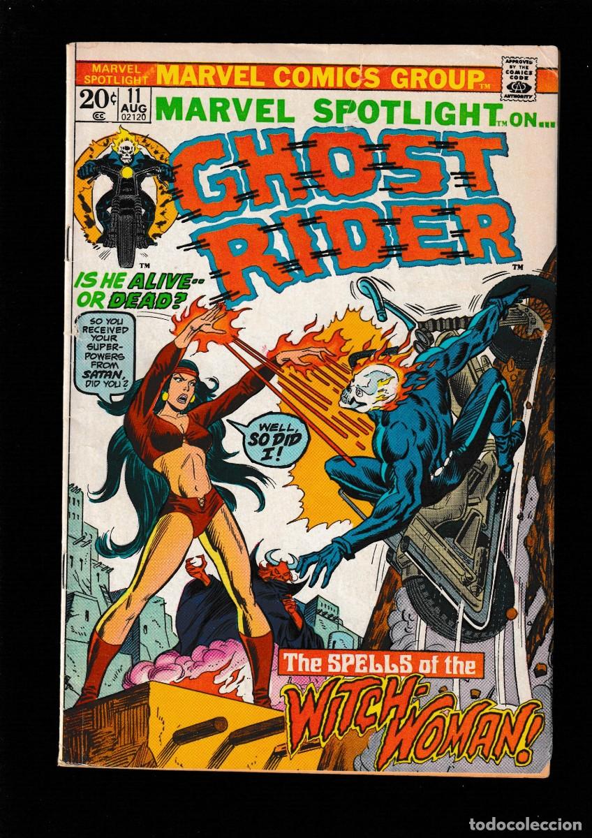 C&oacute;mics: MARVEL SPOTLIGHT 11 GHOST RIDER - MARVEL 1973 VG/FN - Foto 1