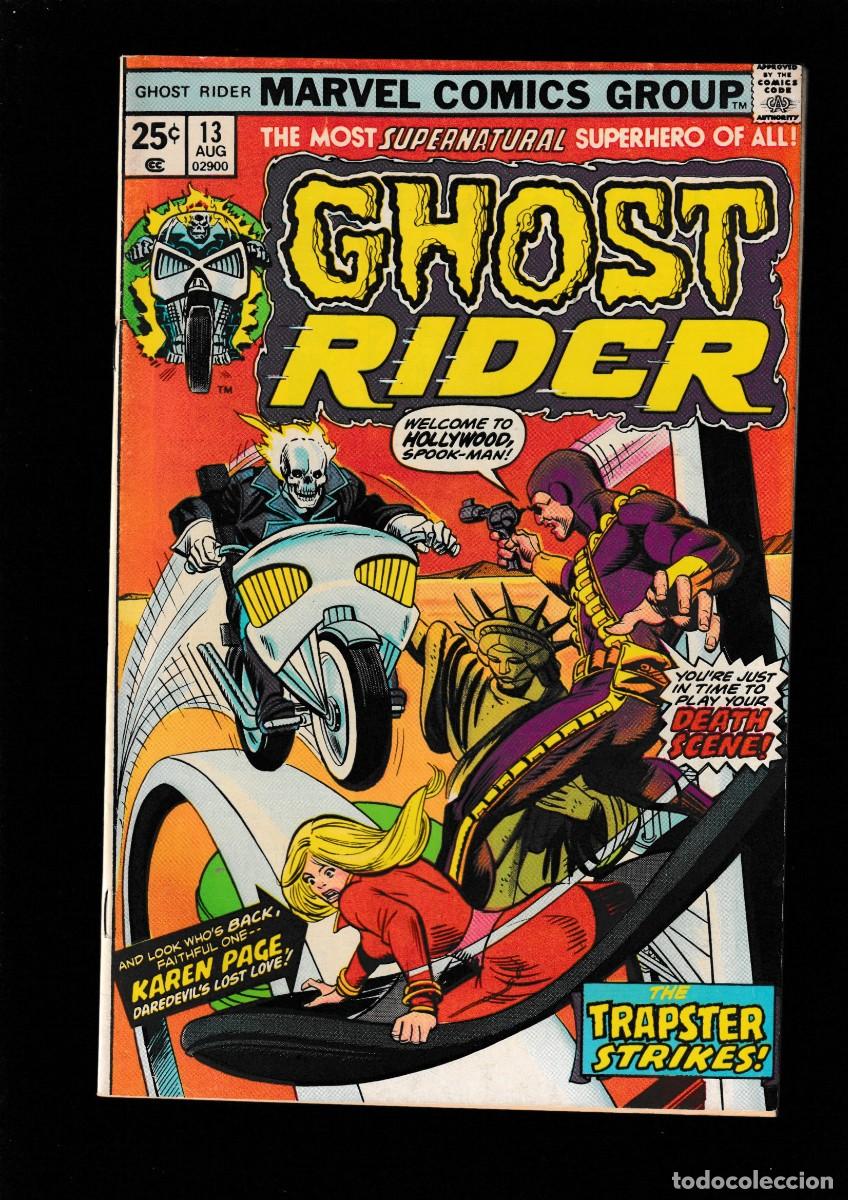 C&oacute;mics: GHOST RIDER 13 - MARVEL 1975 FN/VFN - Foto 1
