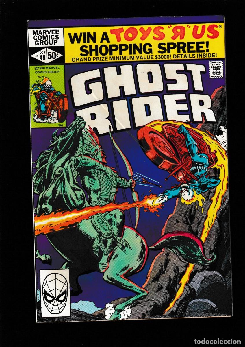 C&oacute;mics: GHOST RIDER 49 - MARVEL 1980 VG/FN - Foto 1