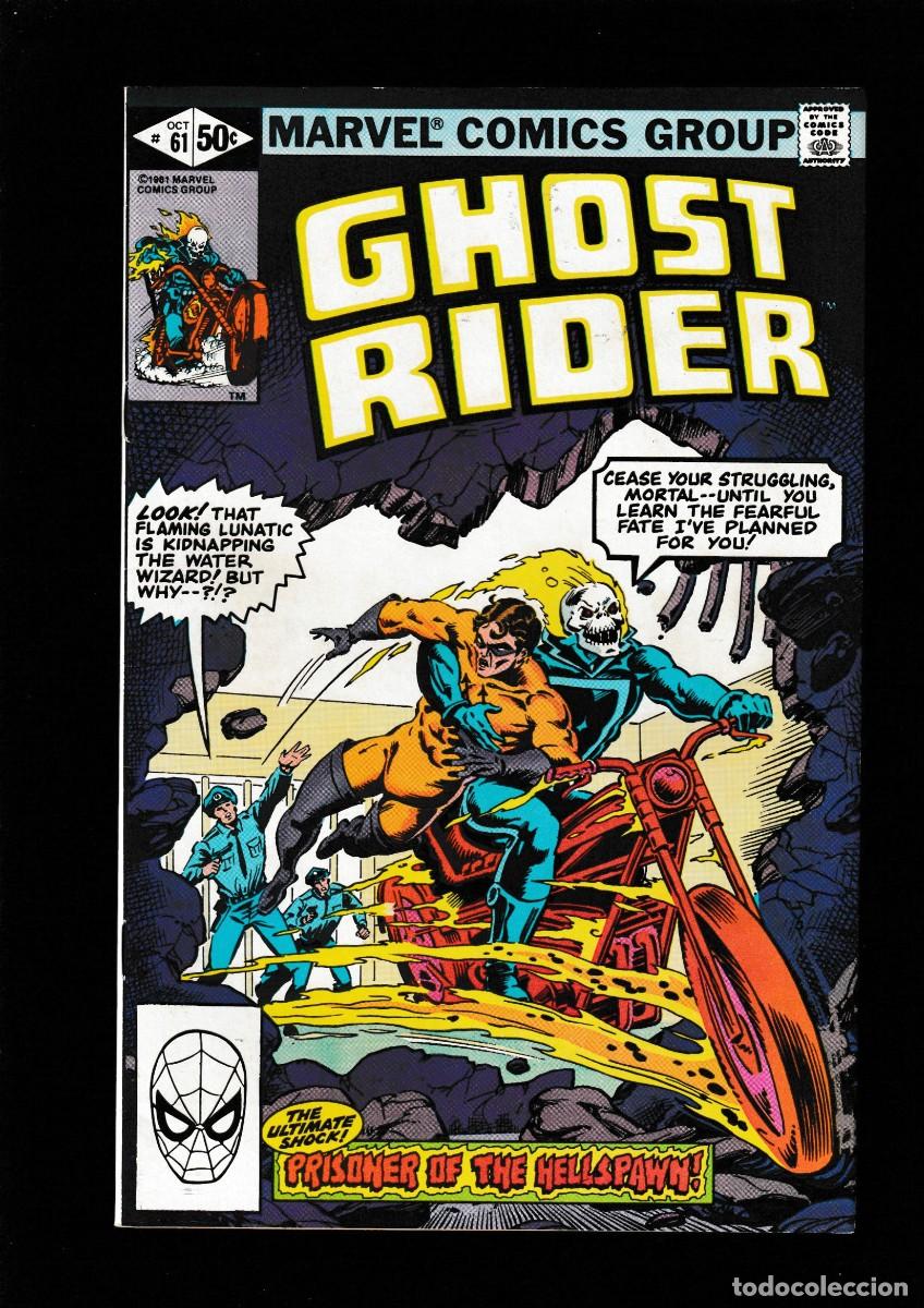 C&oacute;mics: GHOST RIDER 61 - MARVEL 1981 VFN - Foto 1