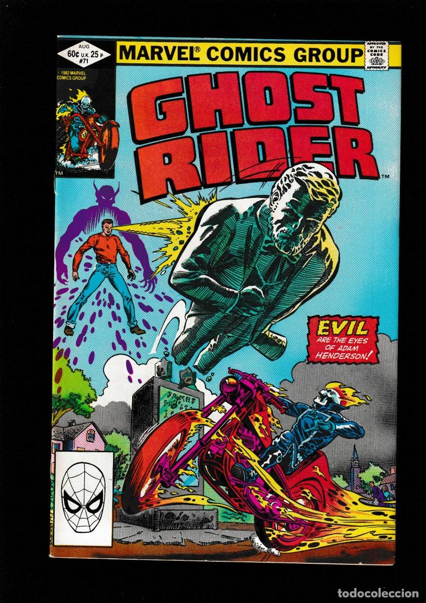 C&oacute;mics: GHOST RIDER 71 - MARVEL 1982 VFN/NM - Foto 1