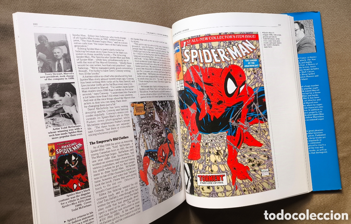 C&oacute;mics: MARVEL COMIC LES DANIELS BOOK 1991 - Foto 7