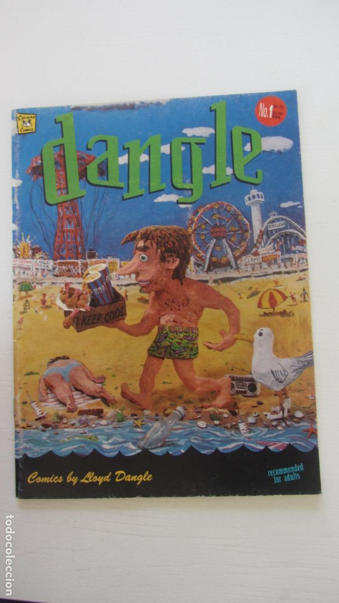C&oacute;mics: DANGLE N&ordm; 1LLOYD DANGLE CATHEAD ORIGINAL USA UNDERGROUND ARX166 - Foto 1