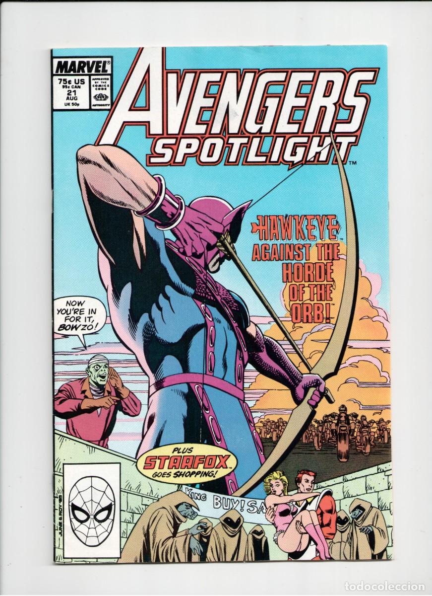 C&oacute;mics: AVENGERS SPOTLIGHT #21 MARVEL COMICS USA 1989 - Foto 1