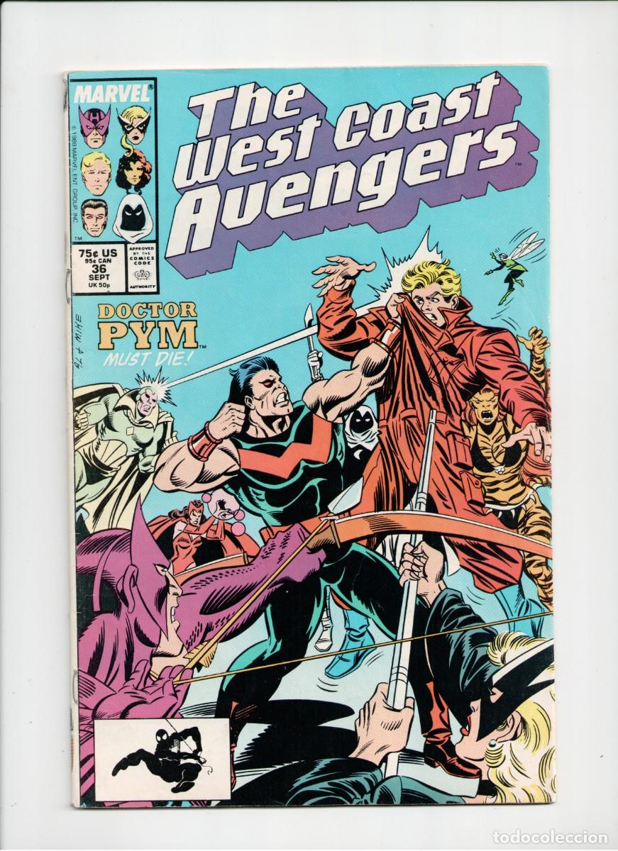 C&oacute;mics: AVENGERS WESTCOAST #36 MARVEL COMICS USA 1988 - Foto 1