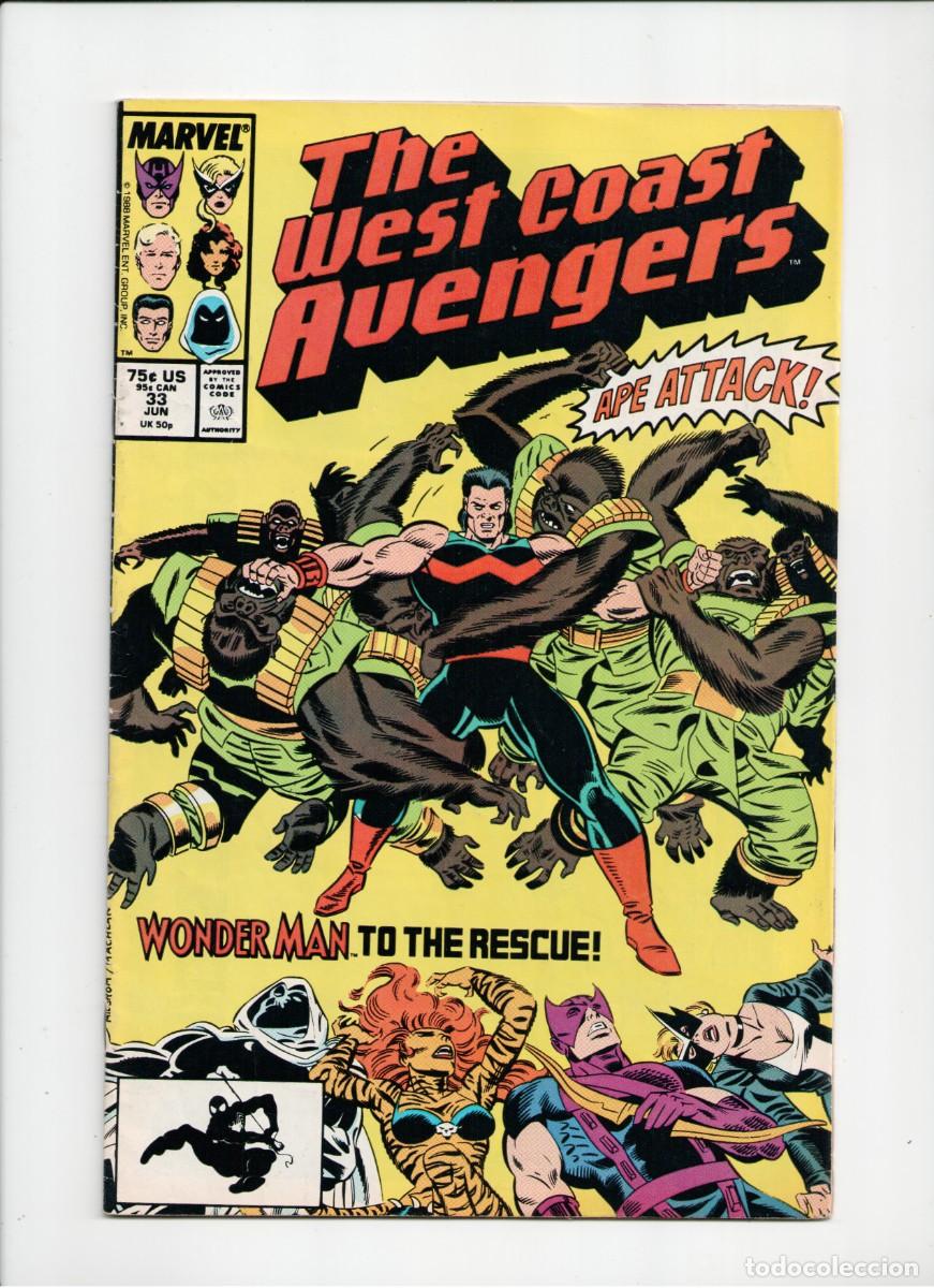 C&oacute;mics: AVENGERS WESTCOAST #33 MARVEL COMICS USA 1988 - Foto 1