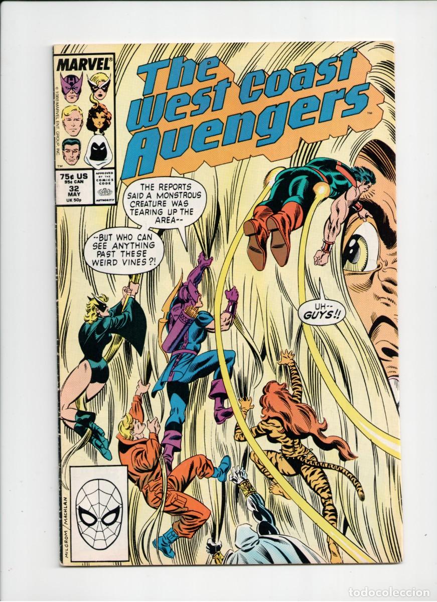 C&oacute;mics: AVENGERS WESTCOAST #32 MARVEL COMICS USA 1988 - Foto 1
