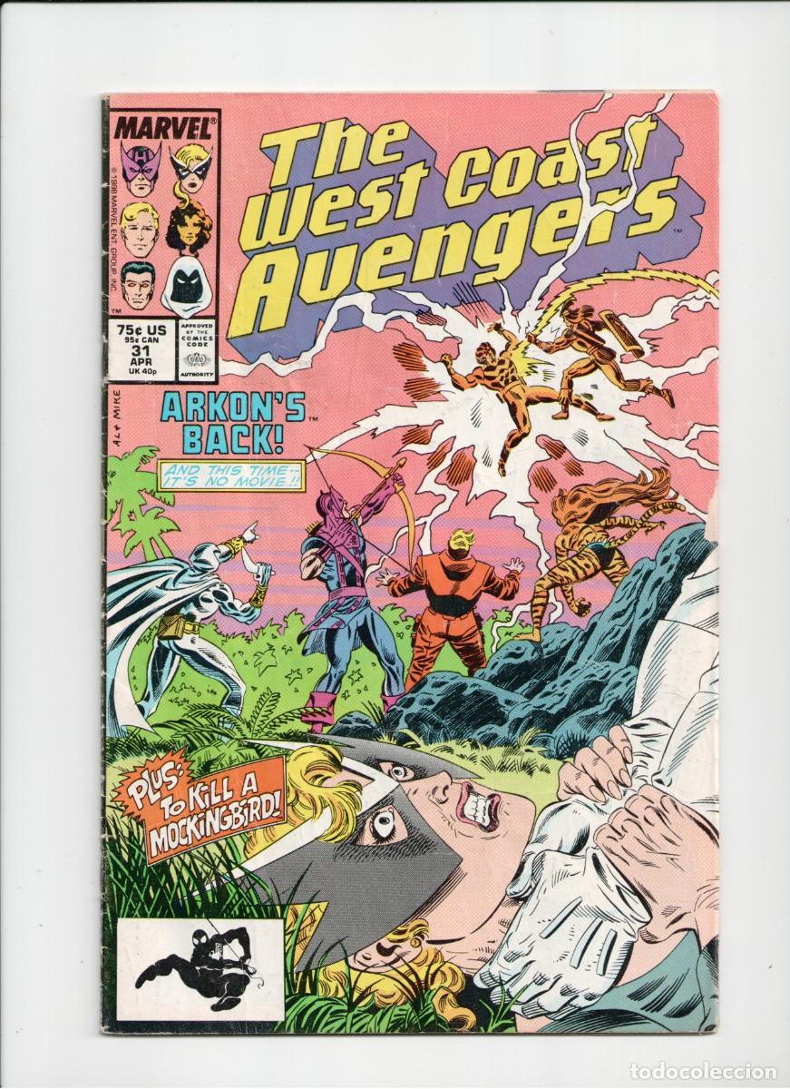 C&oacute;mics: AVENGERS WESTCOAST #31 MARVEL COMICS USA 1988 - Foto 1