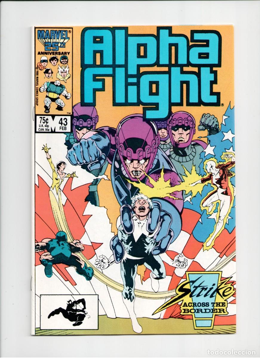 C&oacute;mics: ALPHA FLIGHT #43 MARVEL COMICS USA 1987 - Foto 1