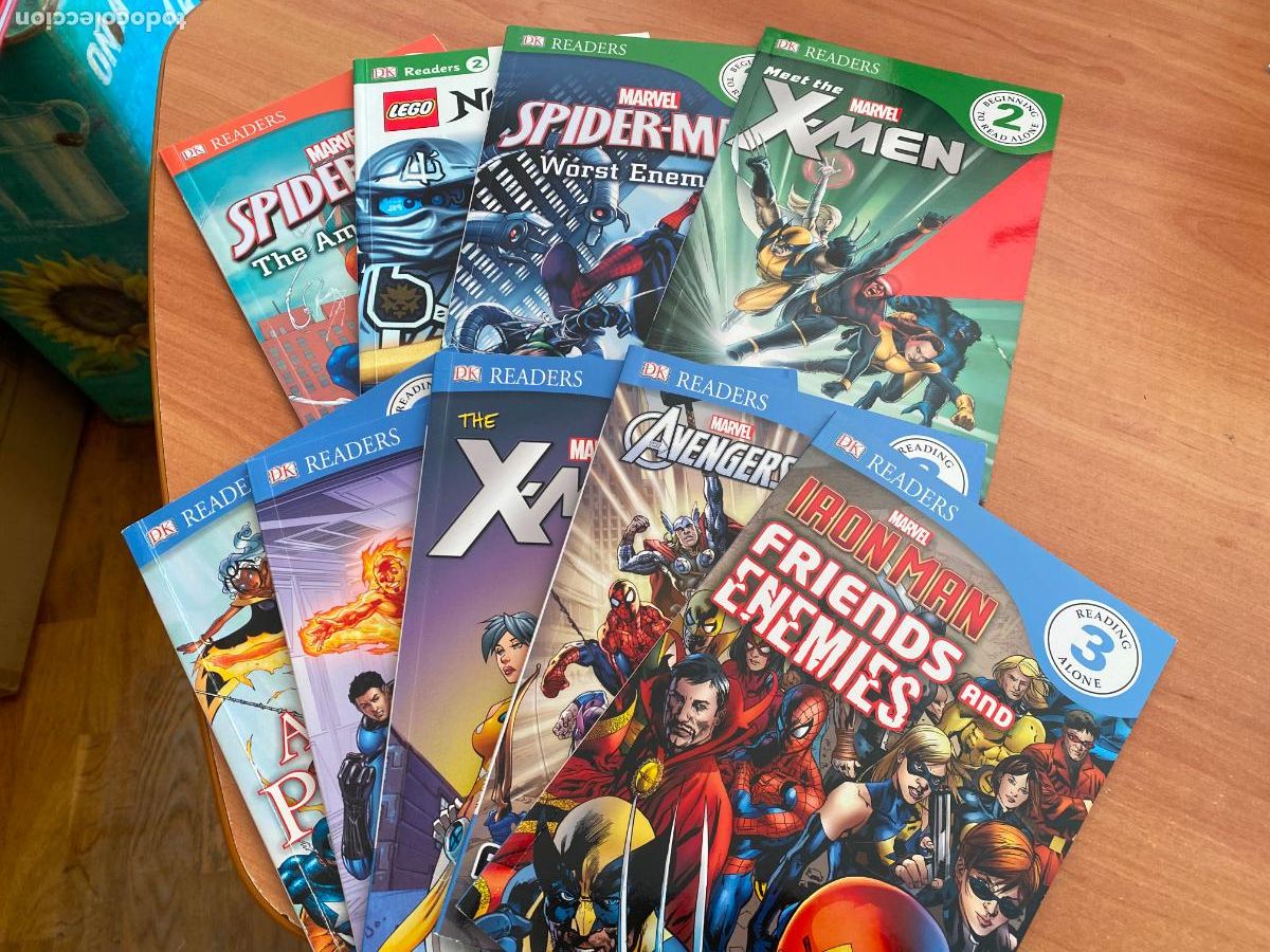 Fumetti: LOTE 8 COMICS +1 DE REGALO. MARVEL DK READERS NIVEL 1, 2 Y 3 EN INGLES (COIB205)