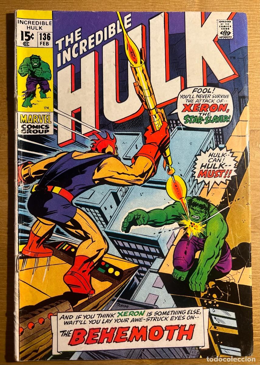 C&oacute;mics: INCREDIBLE HUlk 136 comic MARVEL USA en ingles - Foto 1