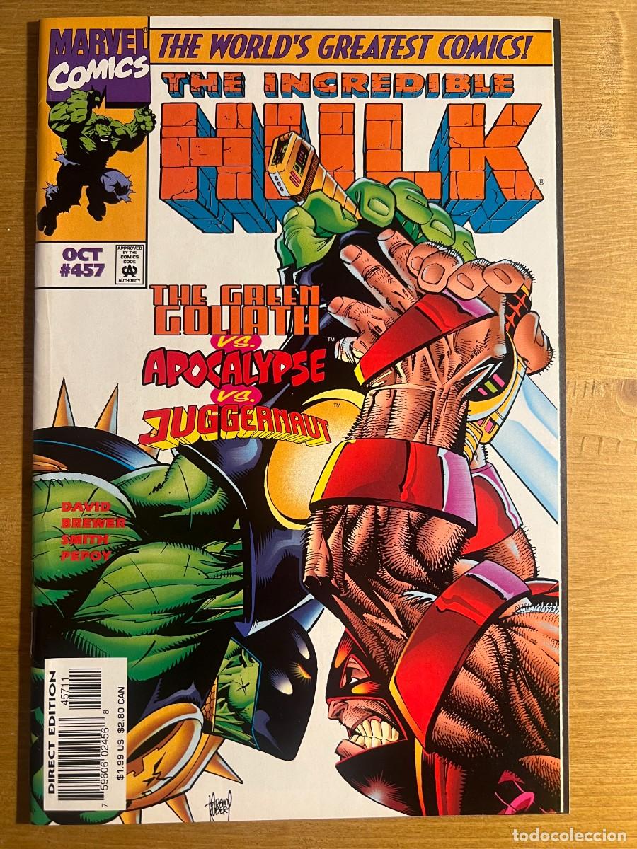 C&oacute;mics: INCREDIBLE HULK 457 comic ingles Marvel USA original - Foto 1