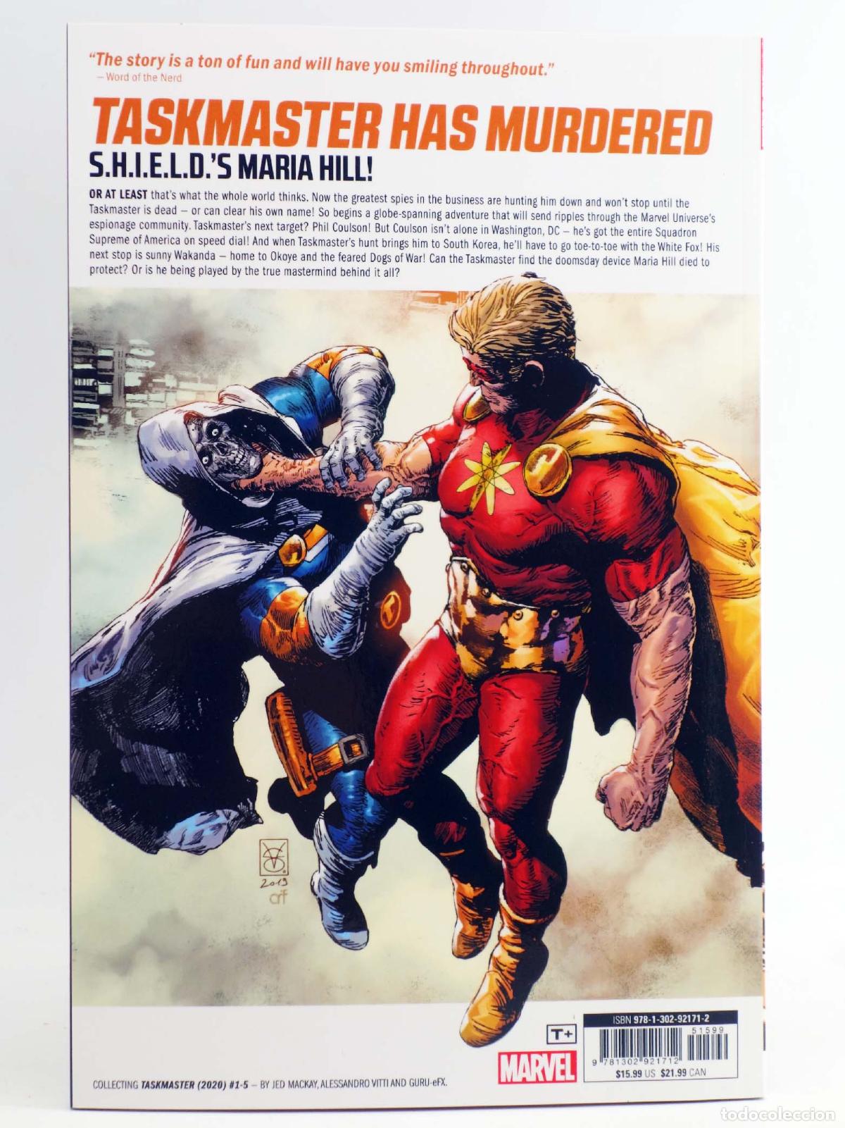 C&oacute;mics: TASKMASTER THE RUBICON TRIGGER TPB (Jed Mackay / Alessandro Vitti) Marvel, 2020. EN INGL&Eacute;S. OFRT - Foto 2
