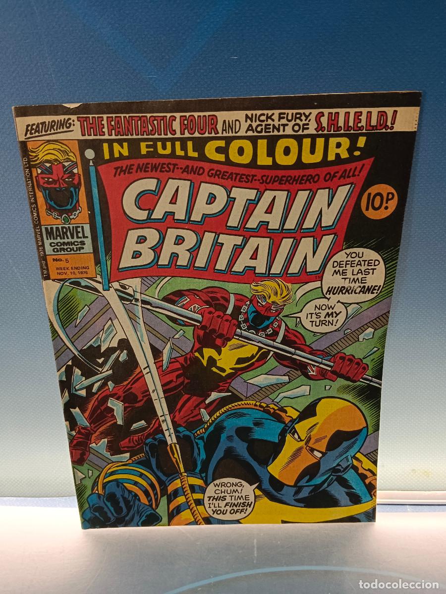 C&oacute;mics: Marvel Comic. Captain Britain #5, 1976. UK. - Foto 1