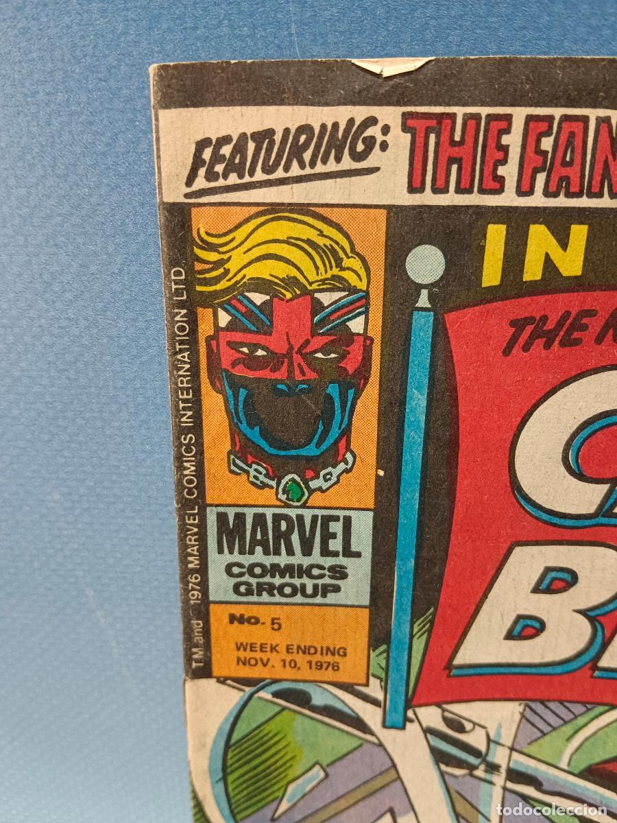 C&oacute;mics: Marvel Comic. Captain Britain #5, 1976. UK. - Foto 2