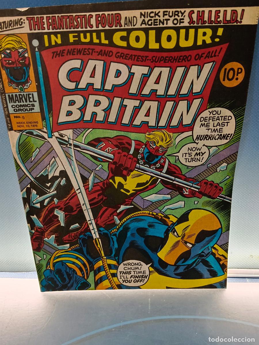 C&oacute;mics: Marvel Comic. Captain Britain #5, 1976. UK. - Foto 3